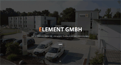 Desktop Screenshot of elementgmbh.de